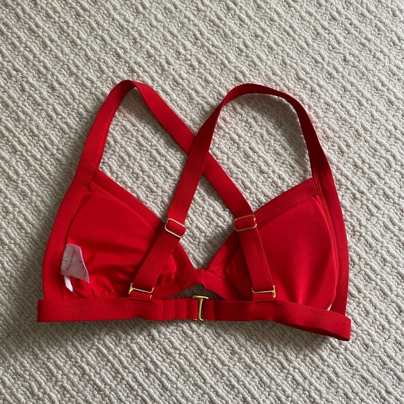 Xhilaration red bathing suit top - Picture 2 of 3